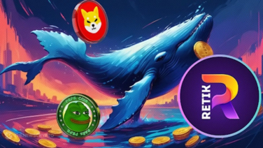 Pepe Coin (PEPE), Shiba Inu (SHIB), and Retik Finance (RETIK): 3 Crypto Coins Whales Are Buying Today