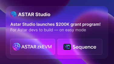 Astar Network and Sequence Launch Astar Studio with $200K Grant Program