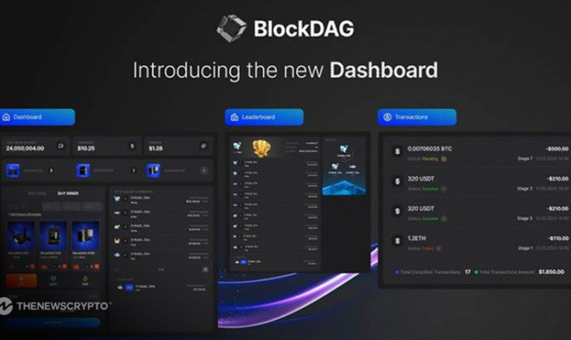 BlockDAG’s $38M Presale Overtakes Dogecoin and Pepe With Innovative Dashboard