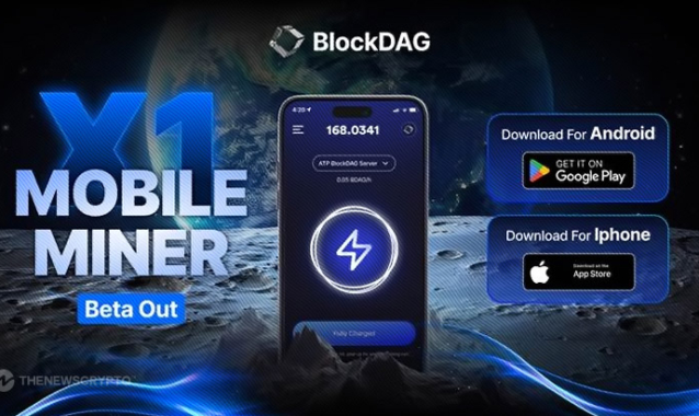 BlockDAG X1 App Leads Mobile Mining Surge With $52.3M Presale & 11.6 B Coins Sold; PEPE Price Trends And Cosmos's Strategic Plans