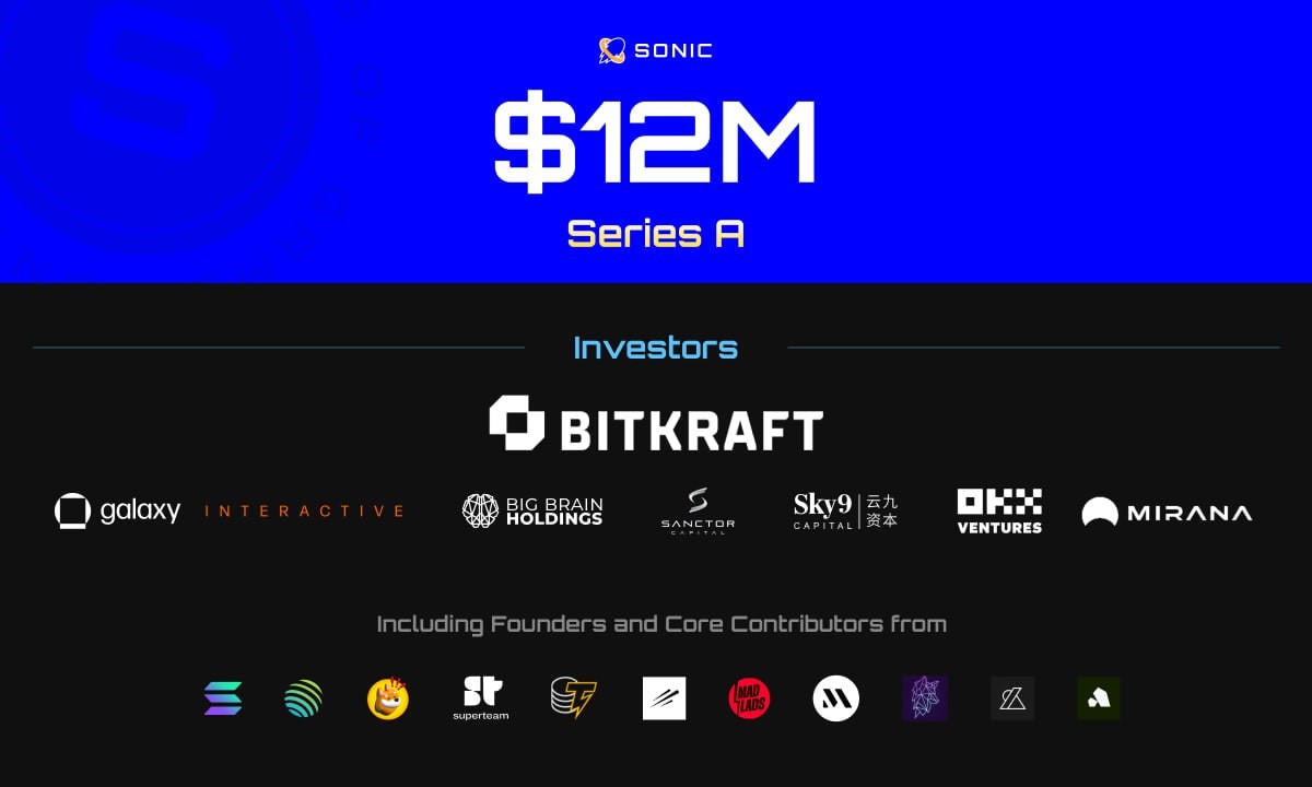 Sonic Secures $12M to Revolutionize Solana Gaming Ecosystem