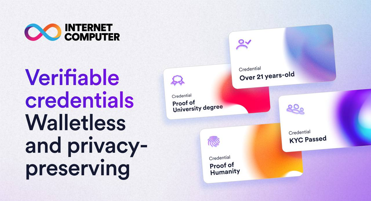 Internet Computer Protocol Introduces Walletless Verifiable Credentials to Enhance Online Privacy
