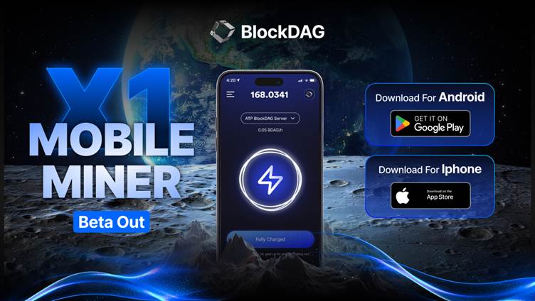 BlockDAG X1 App Leads Mobile Mining Surge With $52.3M Presale & 11.6 B Coins Sold; PEPE Price Trends And Cosmoss Strategic Plans