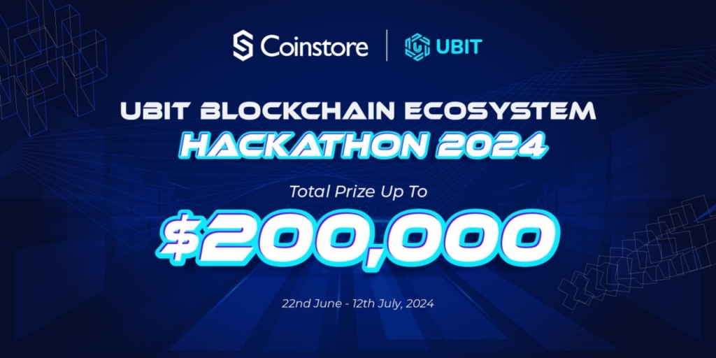 Coinstore Labs Launches UBIT BlockchainEcosystem Hackathon 2024 with 200,000USDT Prize Pool