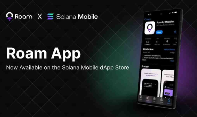 Roam Launches on the Solana Mobile and Crosses 100,000 Daily Check-Ins 