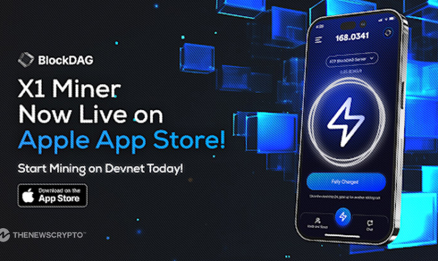 BlockDAG's Cutting Edge X1 Miner App Drops on App Store, Sparking FOMO and Surpassing Bitcoin & Stellar as Top Crypto Choice!