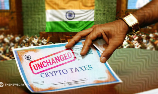 India Keeps Crypto Tax Unchanged After 2024 Budget Meet