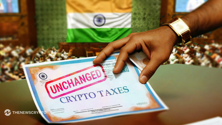 India Keeps Crypto Tax Unchanged After 2024 Budget Meet