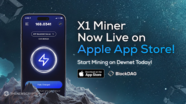 $58.5M Presale Boom as BlockDAG X1 Miner App Debuts in Apple Store; Outshines Uniswap and Tron (TRX) Updates