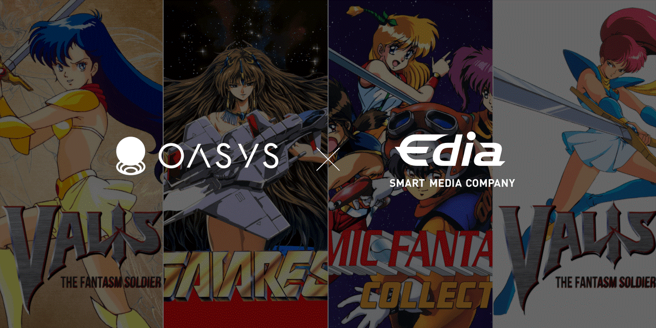 Oasys and Edia Team Up to Bring Retro Games IP to Web3