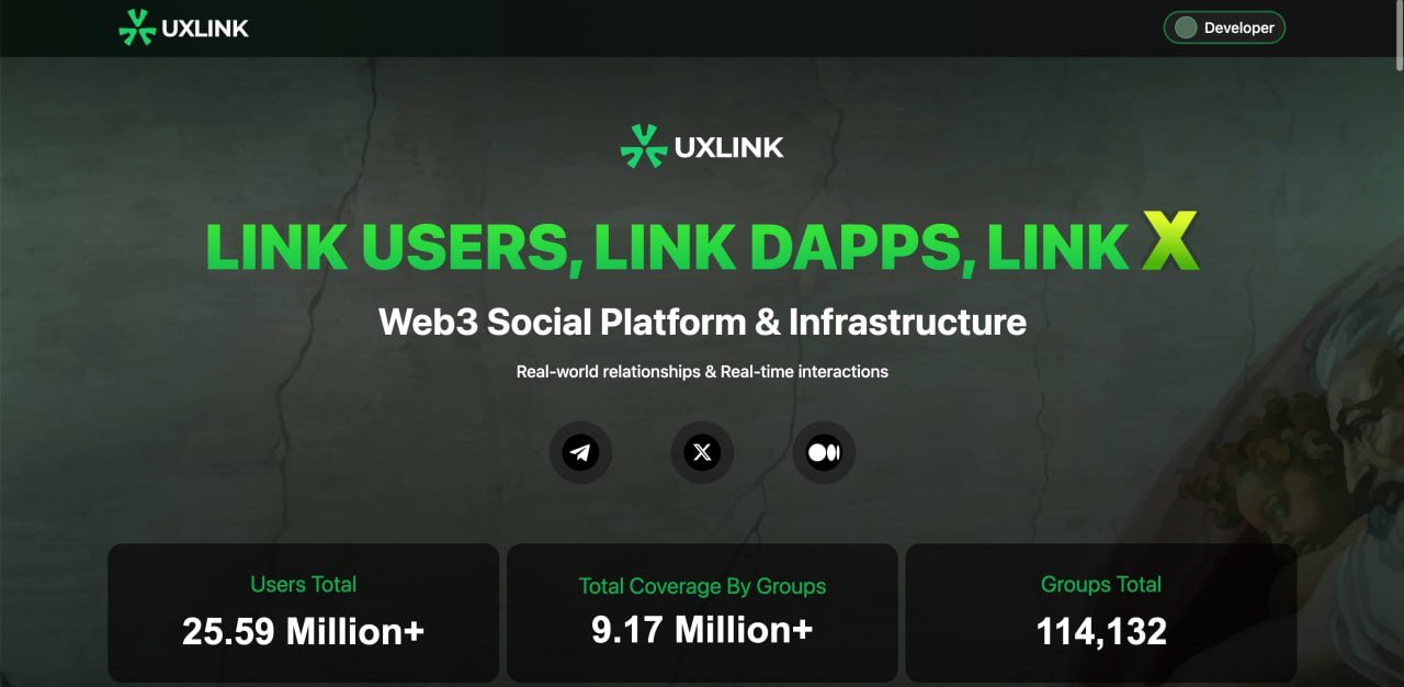 UXLINK Celebrates Major Milestone: 25 Million Registered Users and 10 Million Holders on Arbitrum