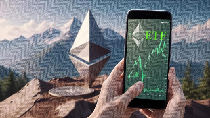 U.S Spot Ethereum ETFs See $4.9M Inflows, Ending 3-day Outflow Streak