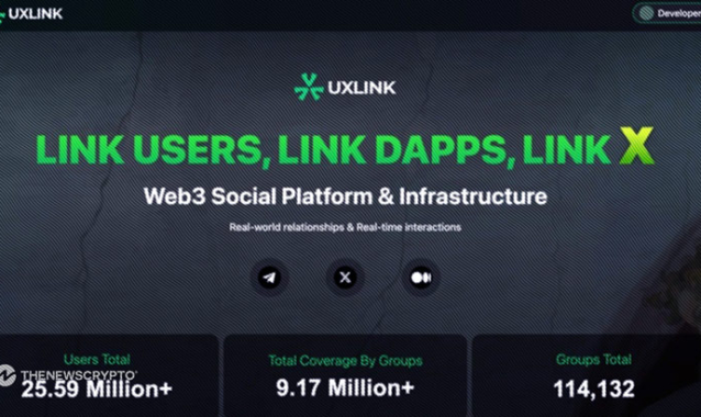 UXLINK Celebrates Major Milestone: 25 Million Registered Users and 10 Million Holders on Arbitrum