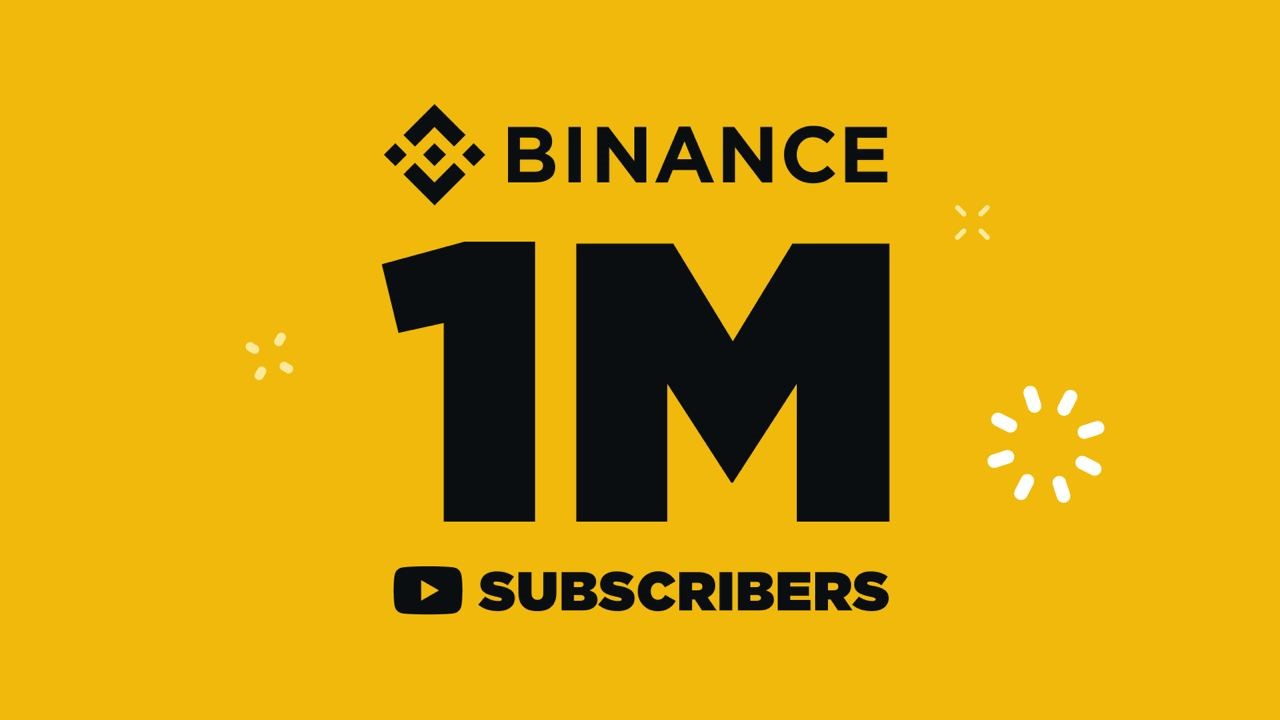 Binance Sets Record as First Crypto Brand to Hit 1 Million YouTube Subscribers