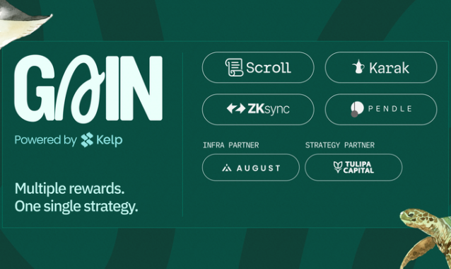 Kelp DAO Unveils Gain Vaults: Simplifying L2 Airdrop Access and Rewards
