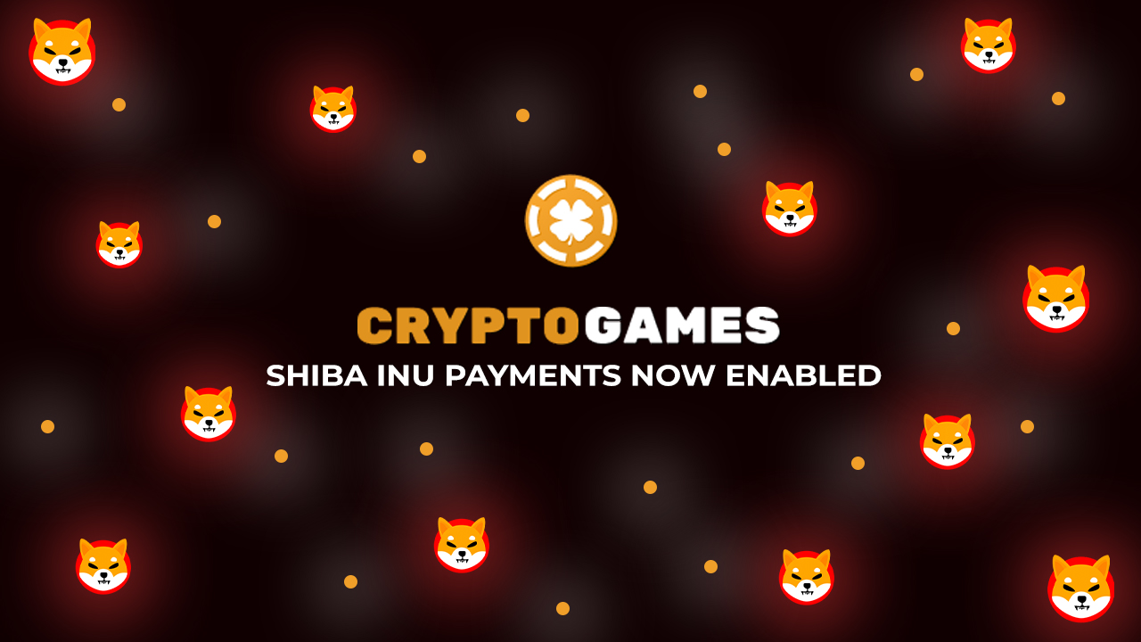 CryptoGames Announces Support for Shiba Inu (SHIB) Deposit: You Can Now Play with Meme Coin