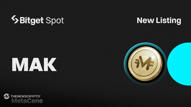 Bitget lists ServerFi project Metacene on Launchpool with 1,980,000 MAK Token Prize Pool