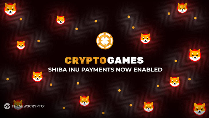 CryptoGames Announces Support for Shiba Inu (SHIB) Deposit: You Can Now Play with Meme Coin