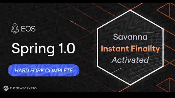 EOS Network Completes Spring 1.0 Upgrade, Achieving 1-Second Transaction Finality