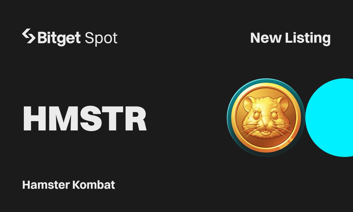 Bitget lists Hamster Kombat (HMSTR) on Spot with 12,500,000 Tokens in Rewards and 25% in Rebates