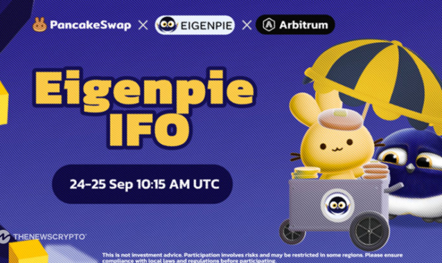 PancakeSwap Launches First IFO on Arbitrum Featuring Eigenpie