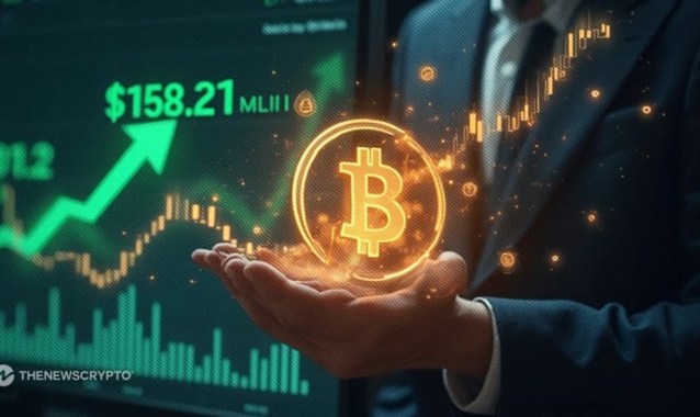 US Bitcoin ETFs See $158M Inflows Amid Bitcoin Price Surge