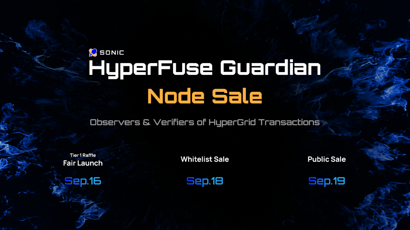 Sonic SVM Launches HyperFuse Nodes Sale, First Node Sale in Solana Ecosystem