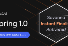EOS Network Launches Spring 1.0 Upgrade, Achieving 1-Second Transaction Finality