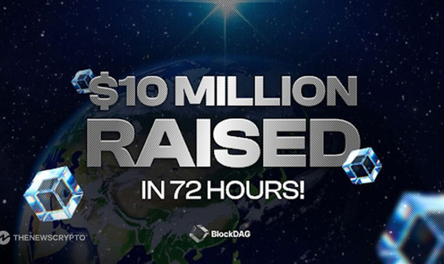 BlockDAG Secures $10M in 72 Hours! Are Whales Set to Take Over? Ethereum Dips and Kaspa's Outlook Remains Shaky