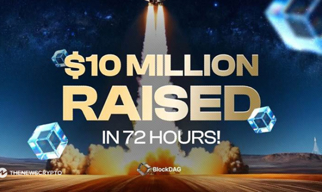 BlockDAG’s Presale Triumph: $10M in Just 72 Hours, $100M Just Within Reach! Latest on Solana & Uniswap