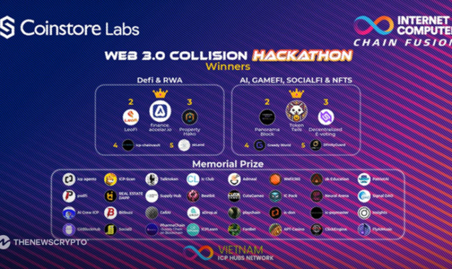 Coinstore Labs ICP Chain Fusion Hackathon 2024: Winners & Key Highlights in Web3.0 Innovation