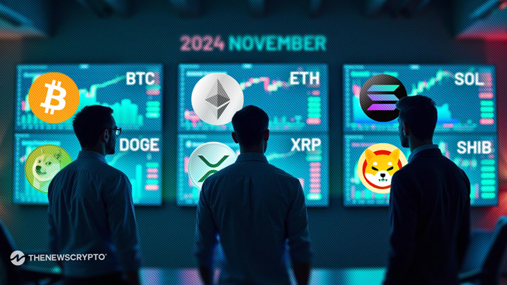 Crypto Price Analysis November 2024: Bitcoin: BTC, Ethereum: ETH, Solana: SOL, Dogecoin: DOGE, RIPPLE: XRP, Shiba Inu: SHIB