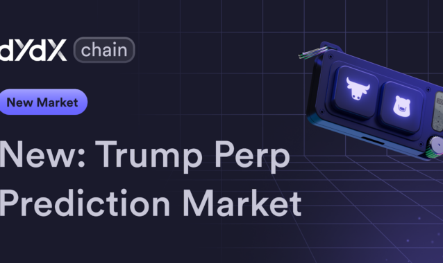 dYdX Launches Trump Prediction Market Perpetuals Ahead of 2024 US Election