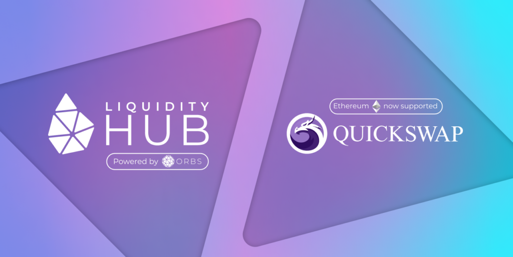 QuickSwap Integrates Orbs Liquidity Hub to Enhance Pricing and Liquidity