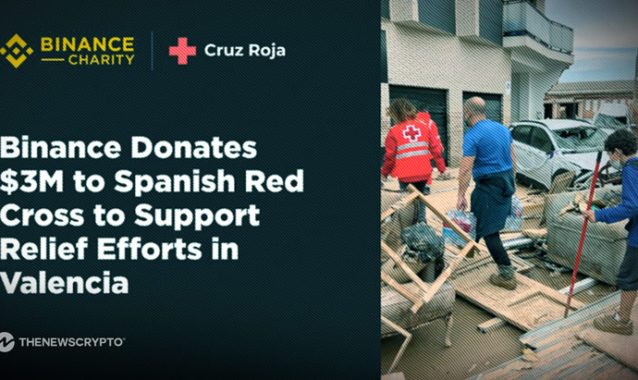 Binance Donates $3M to Spanish Red Cross for Valencia Flood Relief