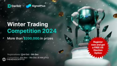 Deribit and SignalPlus Launch $200,000 Winter Trading Competition