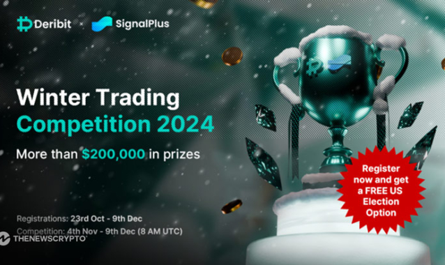 Deribit and SignalPlus Launch $200,000 Winter Trading Competition