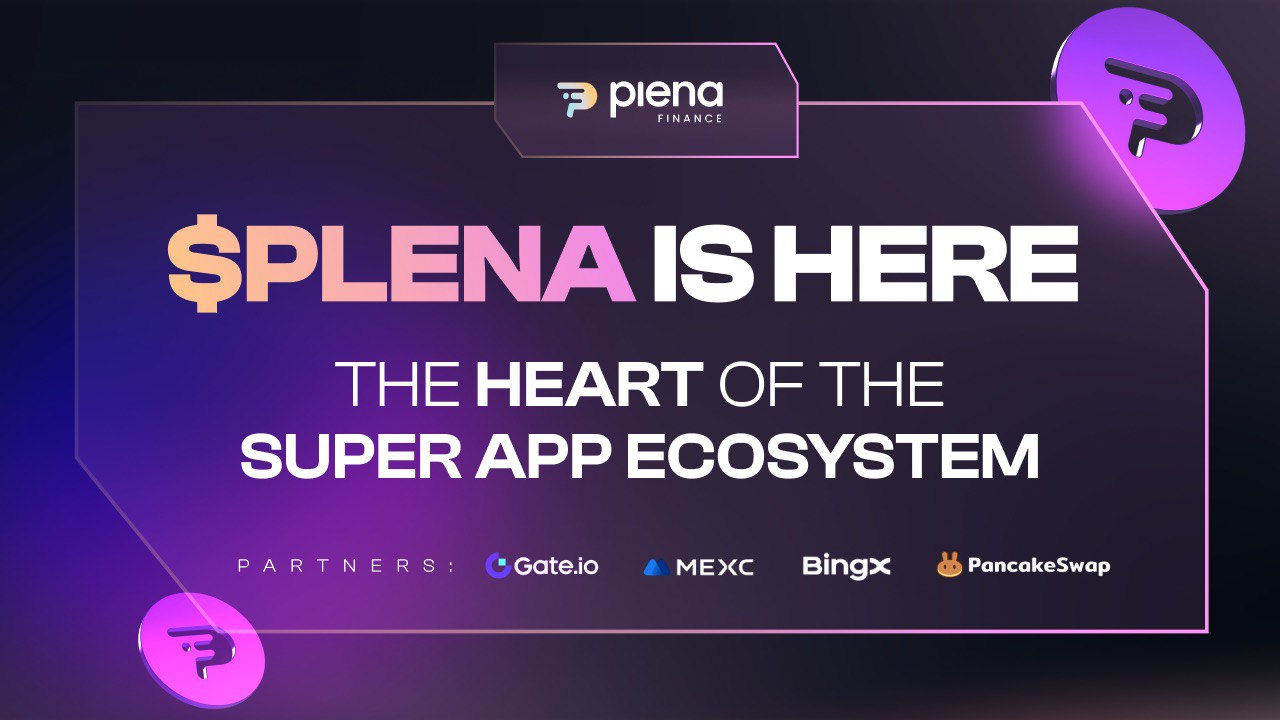 Plena Crypto Super App With 1M+ Users Launches $PLENA token