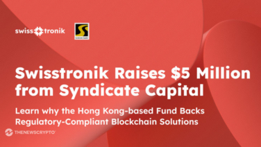 Swisstronik Secures $5M Investment From Syndicate Capital, Signalling Demand for Blockchain Compliance Solutions