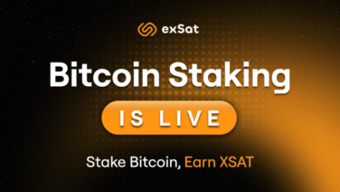 exSat Network Broadens Earning Opportunities via Launch of Bitcoin Staking