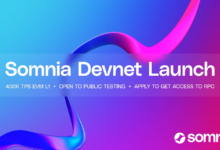 Somnia Launches High-Performance 400k TPS Blockchain Devnet