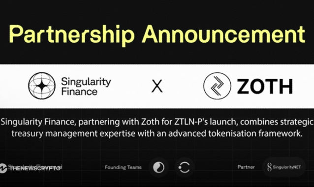 Zoth and Singularity Finance Unveil ZTLN Prime to Boost On-Chain Institutional-Grade Funds