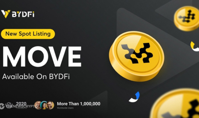 $MOVE Listed on BYDFi: Market Cap at $170 Million, Valuation around $10 Billion