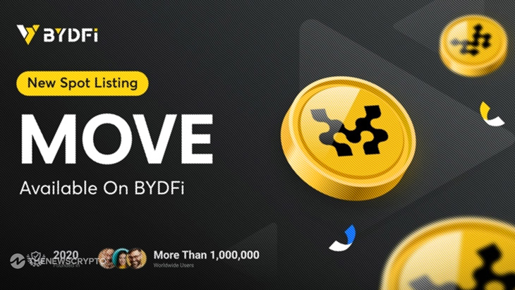 $MOVE Listed on BYDFi: Market Cap at $170 Million, Valuation around $10 Billion