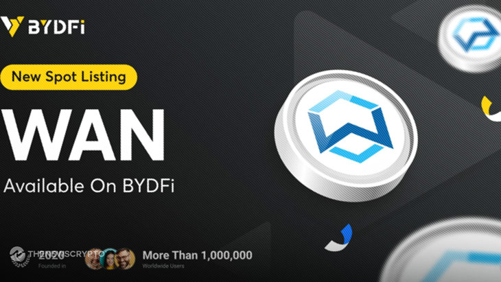 BYDFi lists $WAN – The Original Blockchain Interoperability Solution with Market Cap Reaching $59.2 Million