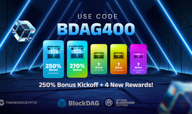 BlockDAG’s Mystery Bonuses Starting at 250% Take Spotlight While Cardano (ADA) & Tron (TRX) Price Predictions Remain Optimistic