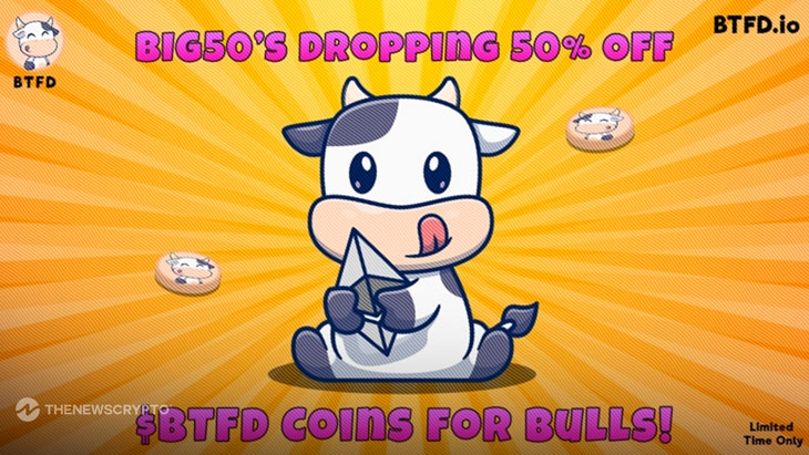 Didn't Jump on Brett in Time? Don’t Regret Missing the Top Trending Meme Coin Presale of 2024: Meet BTFD’s 50% Festive Dip Discount!