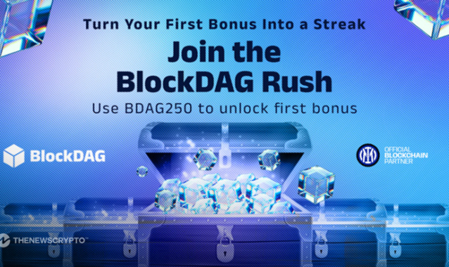 Now Traders Can Earn Huge Bonuses on Every Purchase with BlockDAG’s BDAG250 Code! Latest News on Aptos & XRP