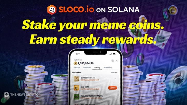 Sloco Launches Groundbreaking Staking Platform for Meme Token Holders