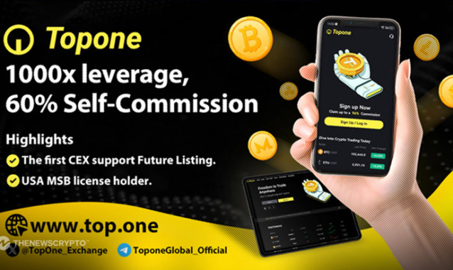 Topone Exchange: 1000x Leverage and Free Trading, All at Your Fingertips!